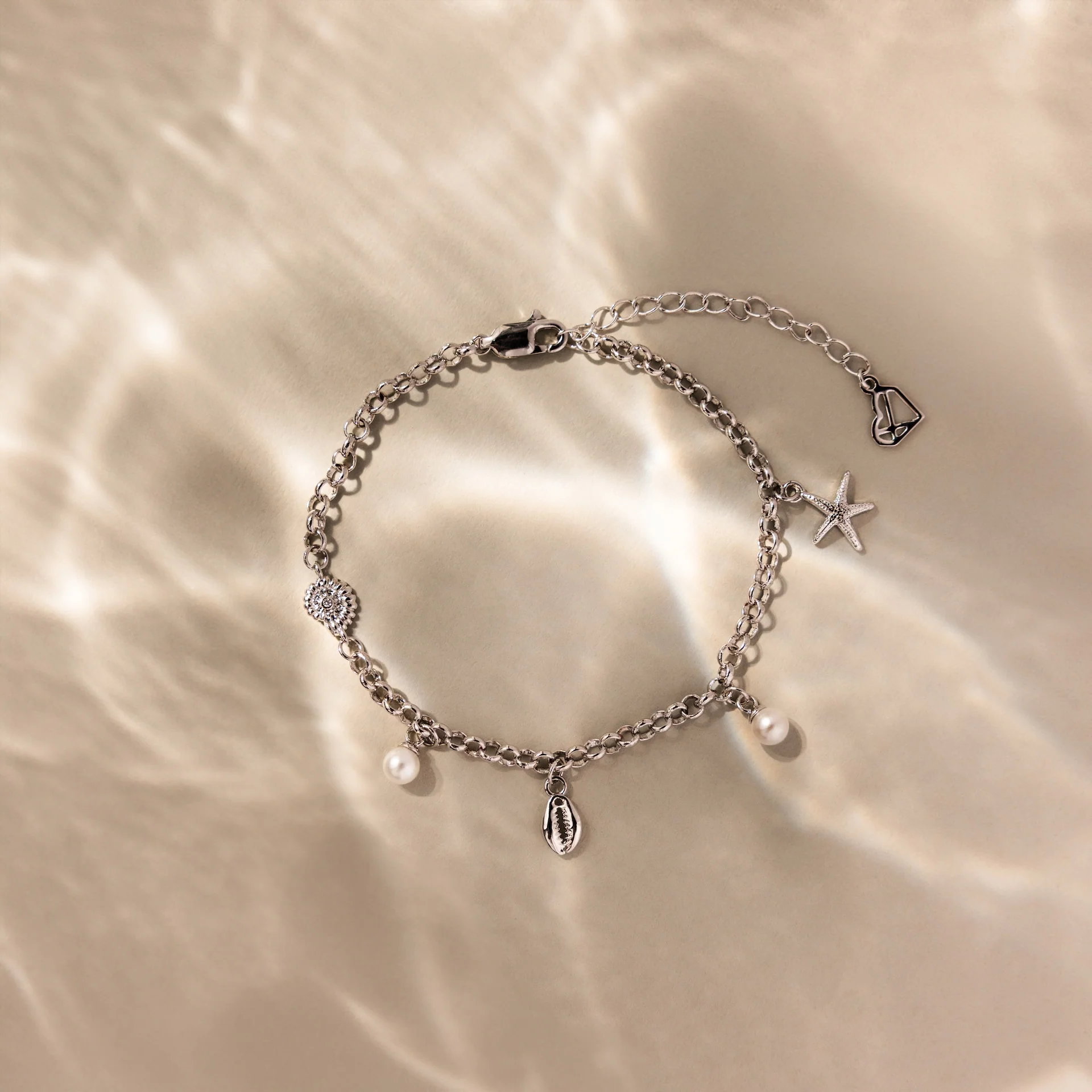Seaside Pearl Charm Bracelet - Image 2
