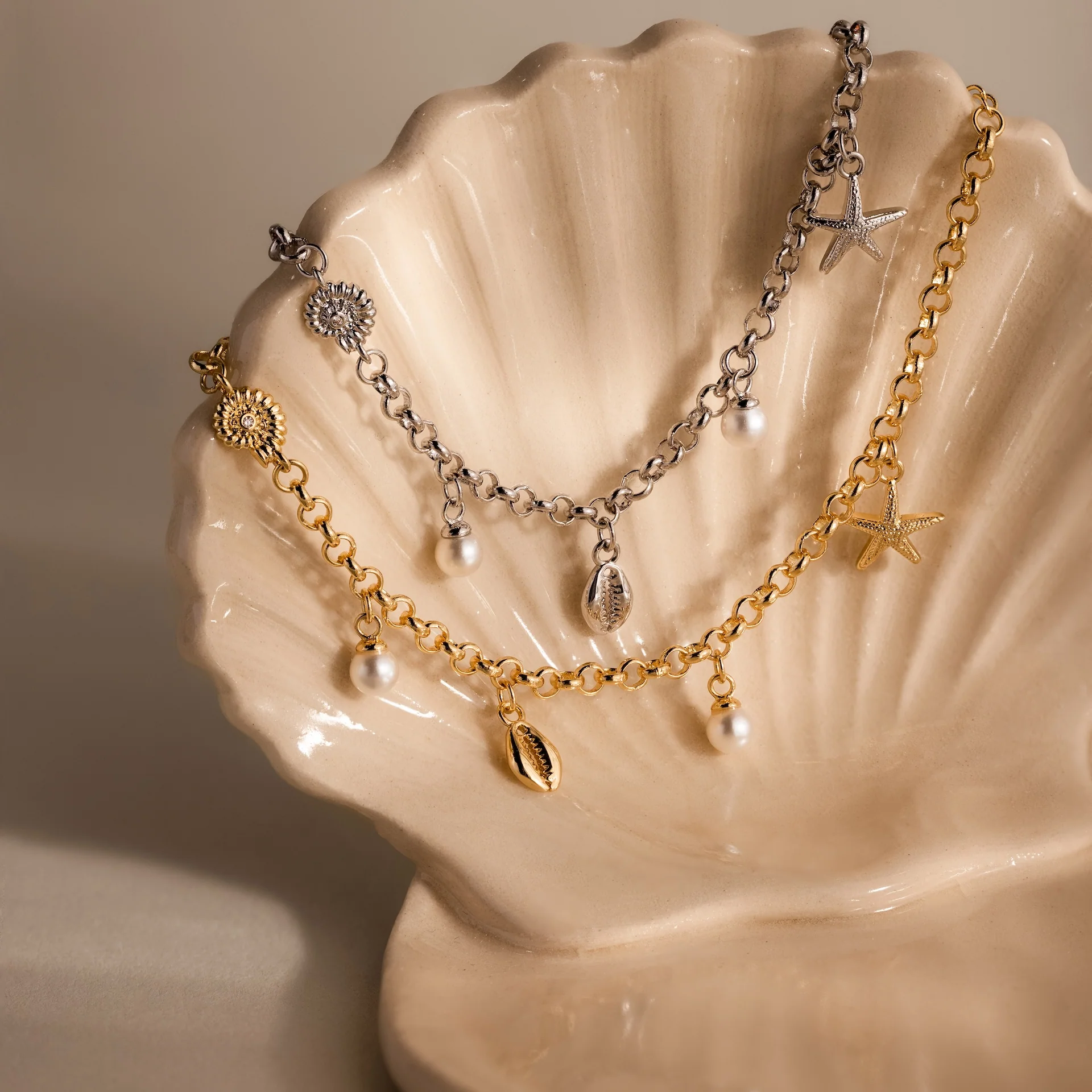 Seaside Pearl Charm Bracelet - Image 6