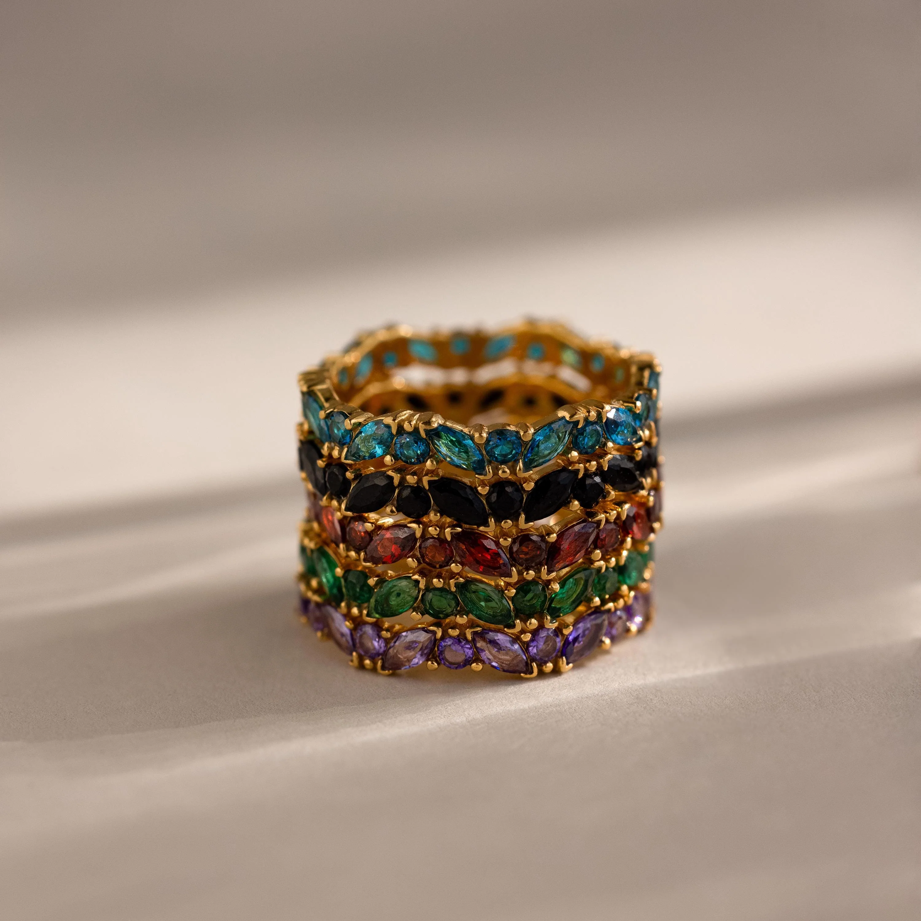 Staggered Marquise Diamond Ring - Image 7