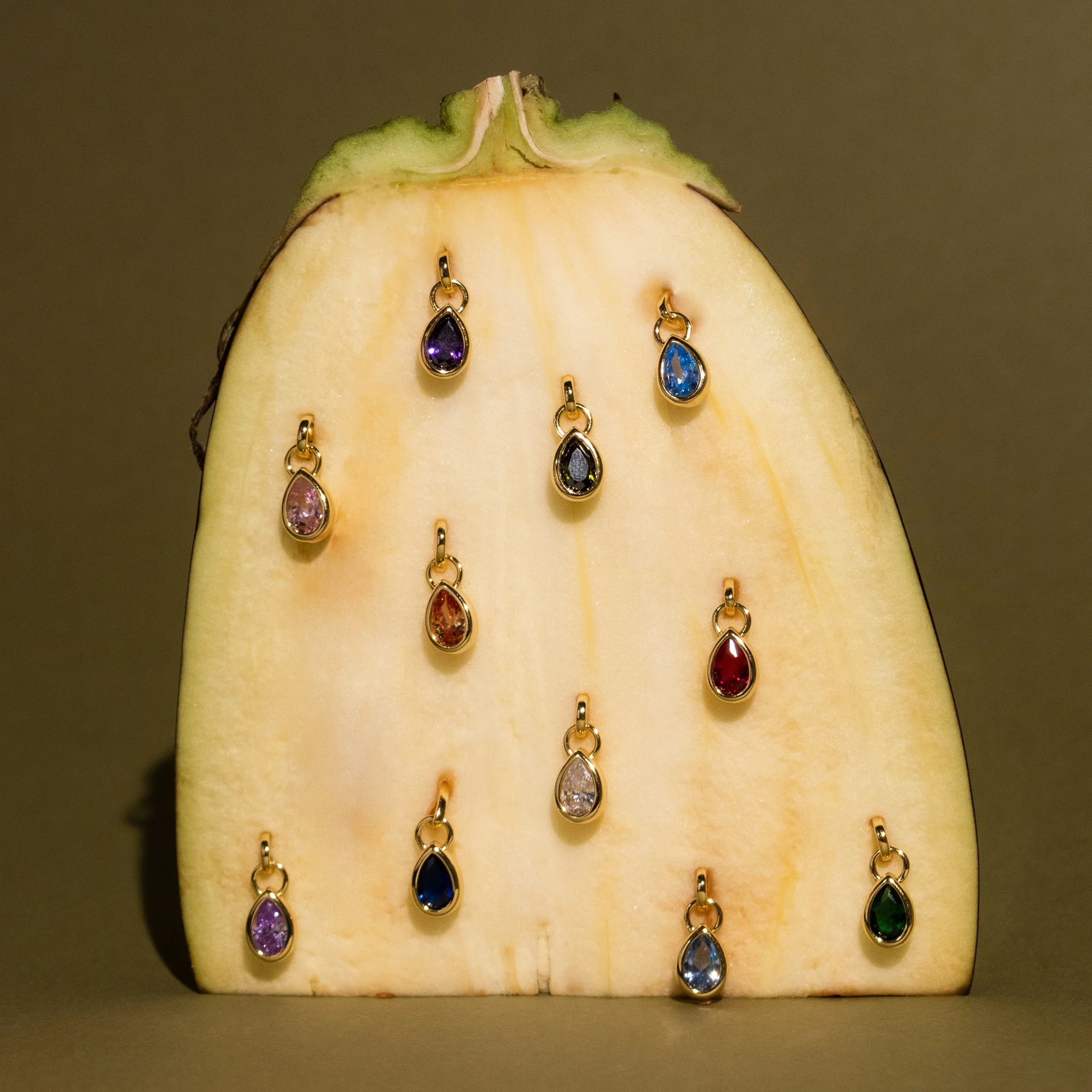 Teardrop Birthstone Charm - Image 18