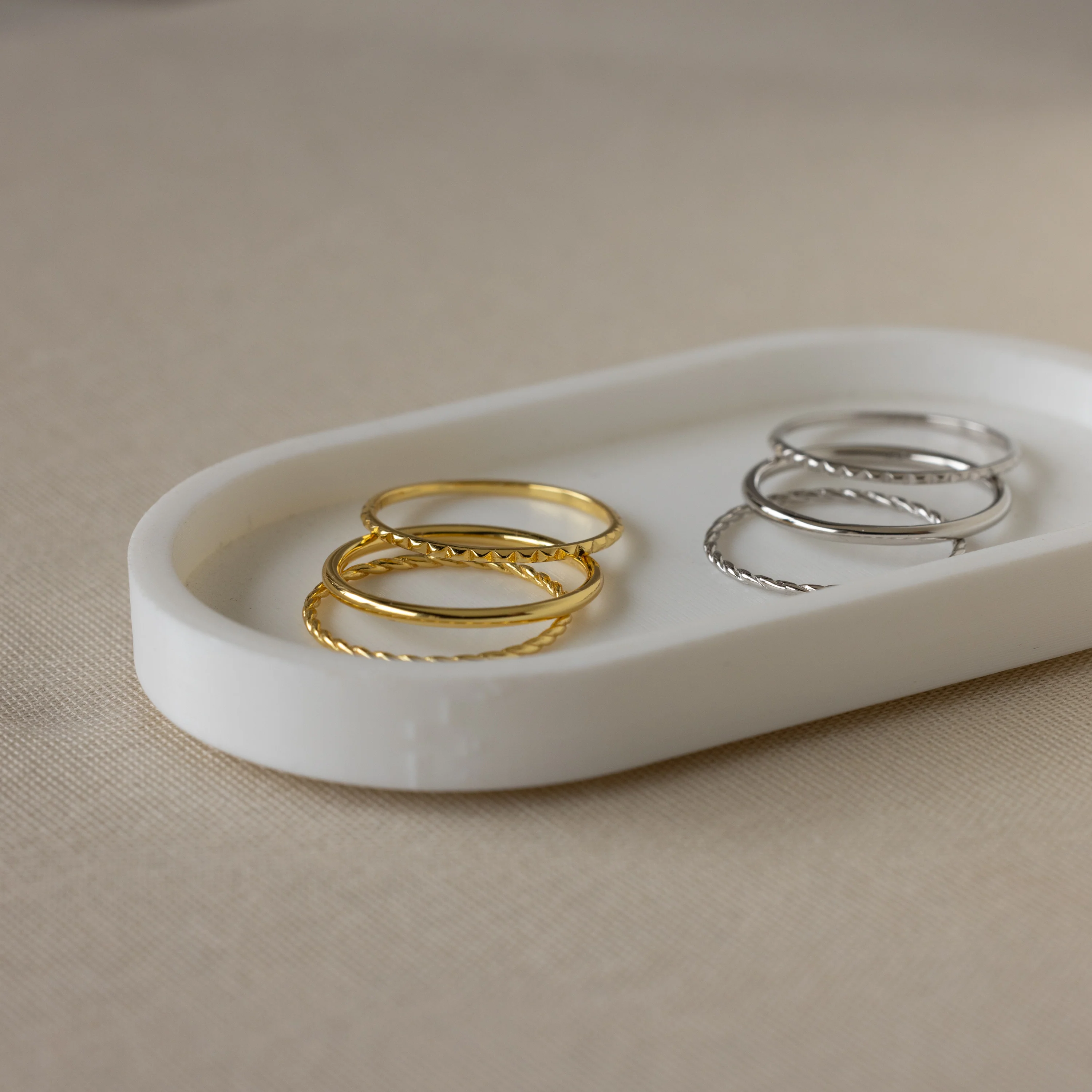 Thin Stacking Rings Set - Image 6