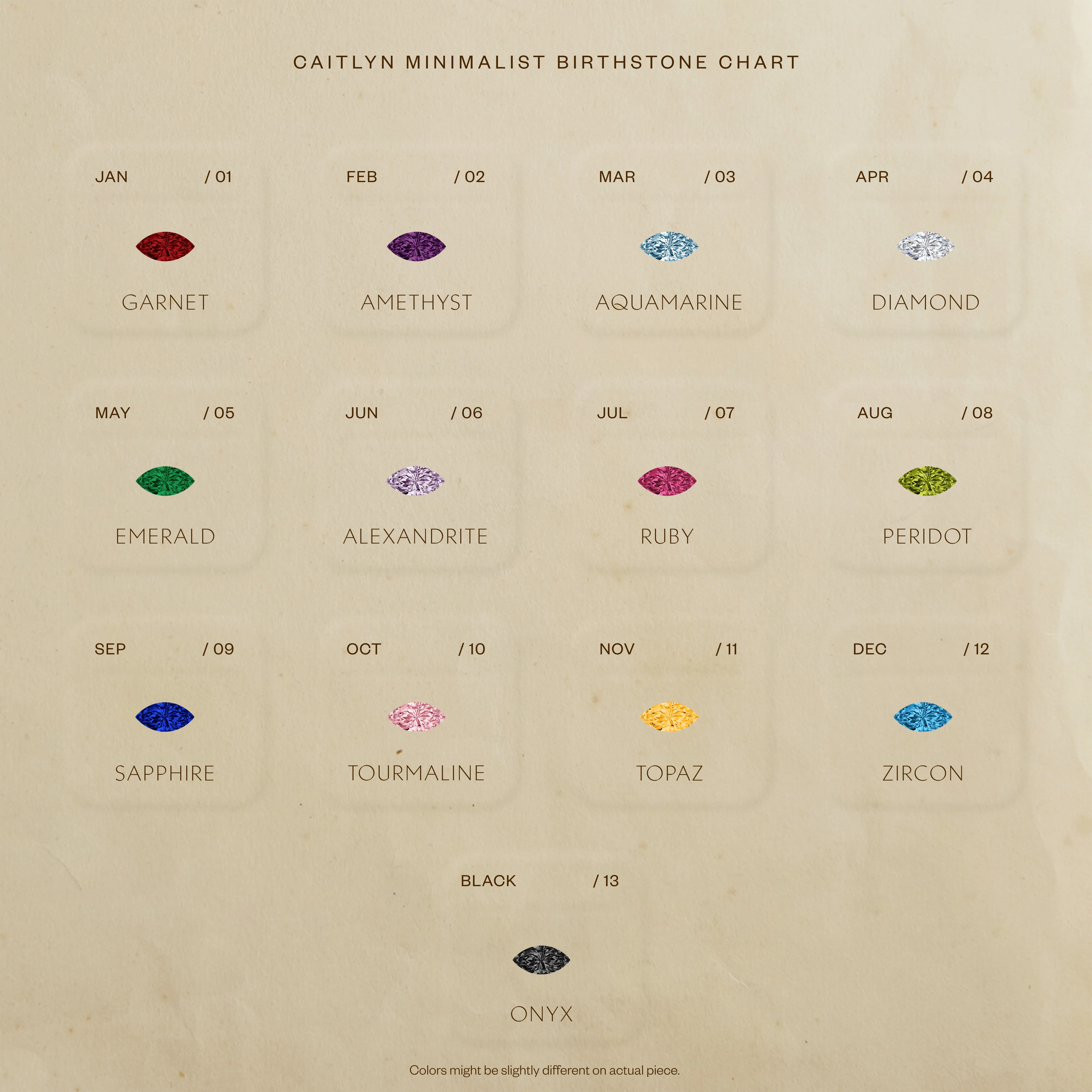 Marquise Birthstone Ring - Image 9