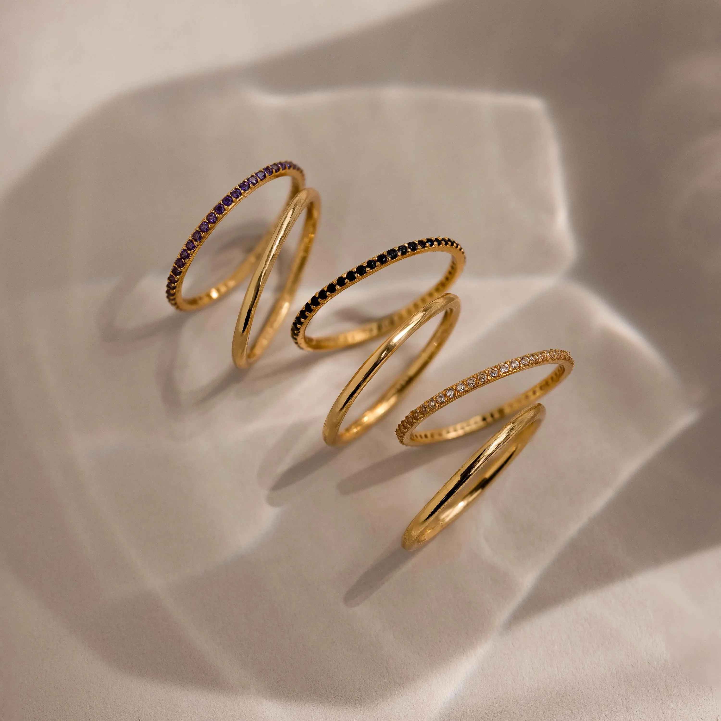 Emerald Tennis Ring Set - Image 5