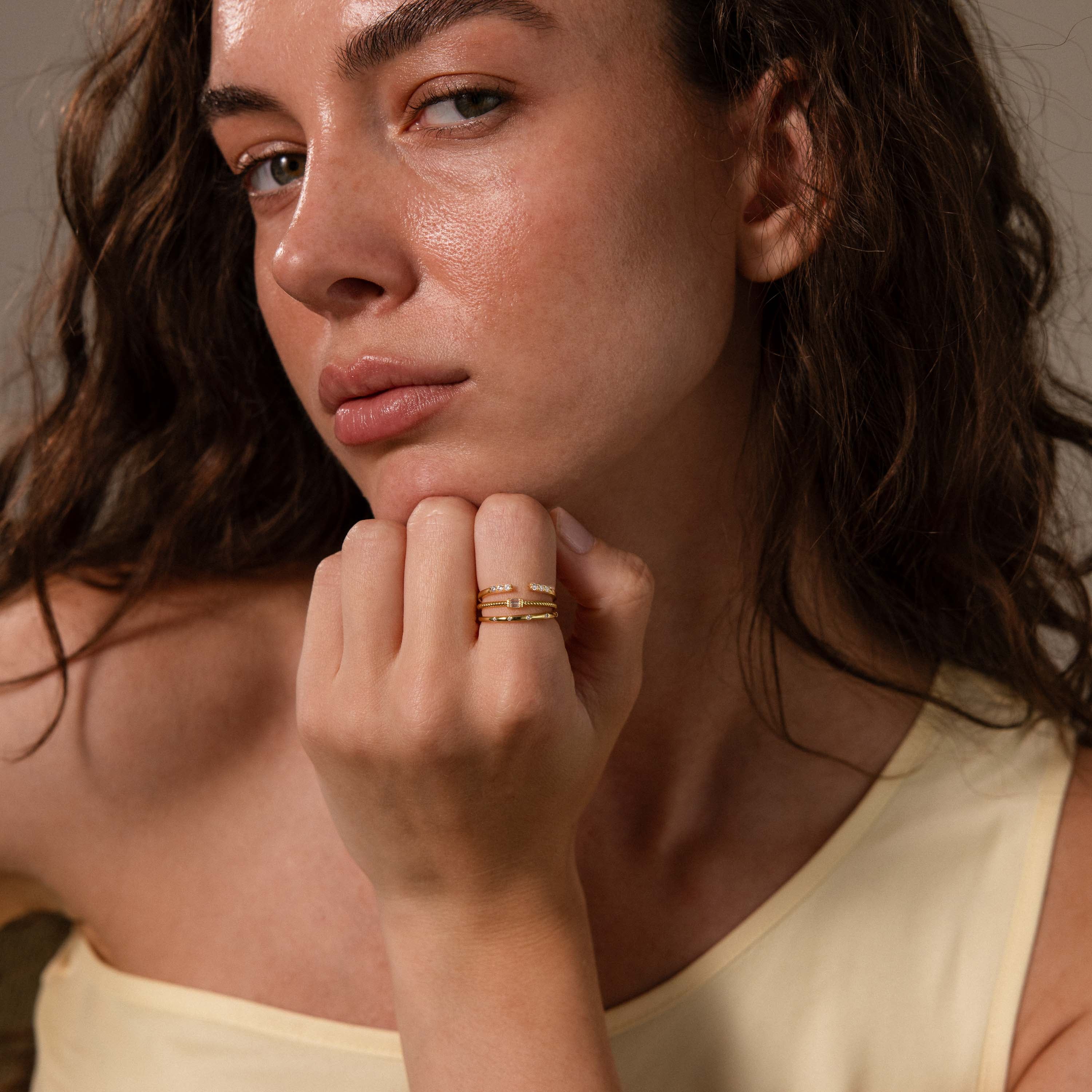 Trinity Diamond Ring Set - Image 3