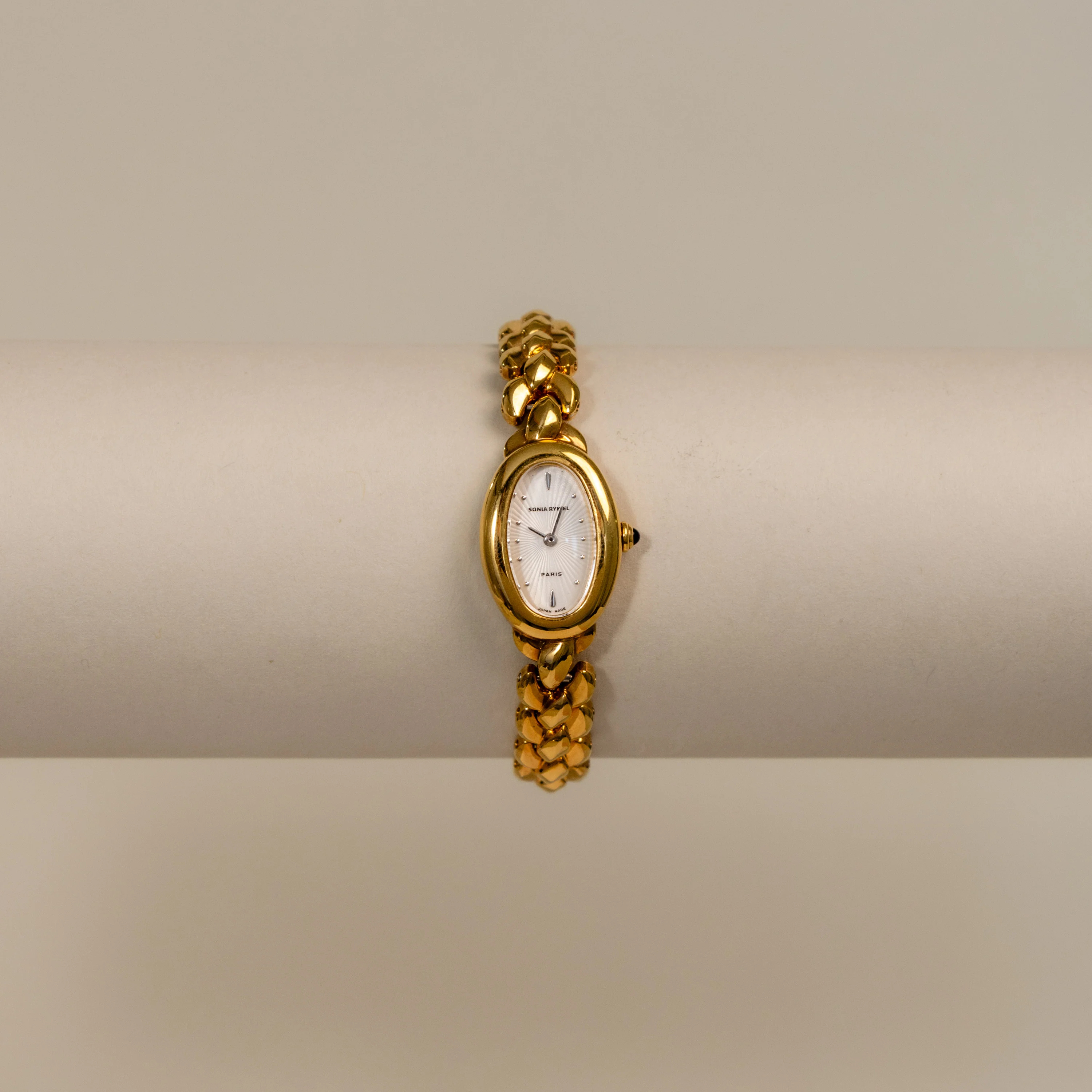 Vintage Sonia Rykiel Oval Gold Watch - Image 2