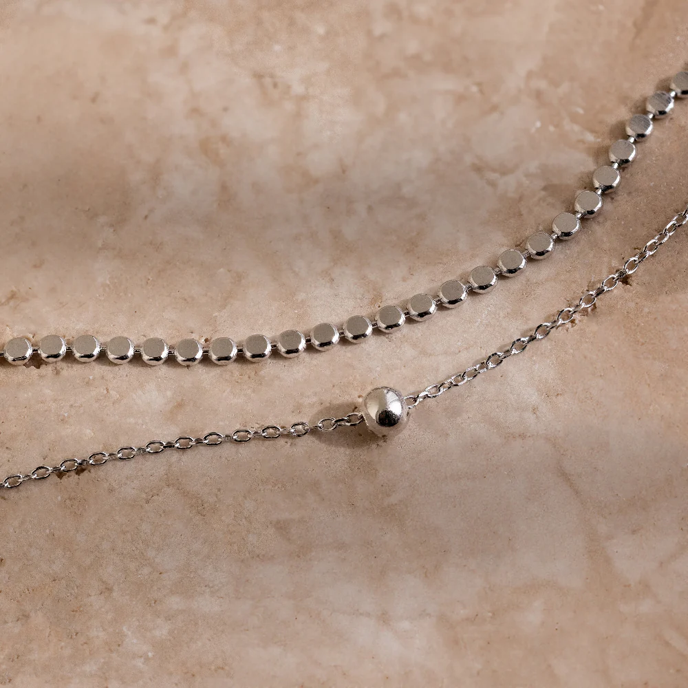 Zina Necklace in Silver - Image 3